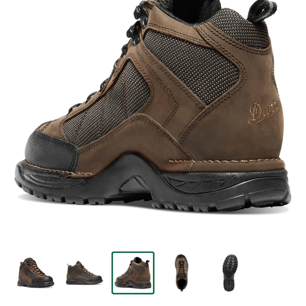 DANNER Men's Radical 452 Dark Brown Leather GORE-TEX 5.5” Hiking Boots Size 10 - Picture 6 of 11